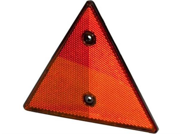 Refleks trekant rød sort bakgrund Proplast