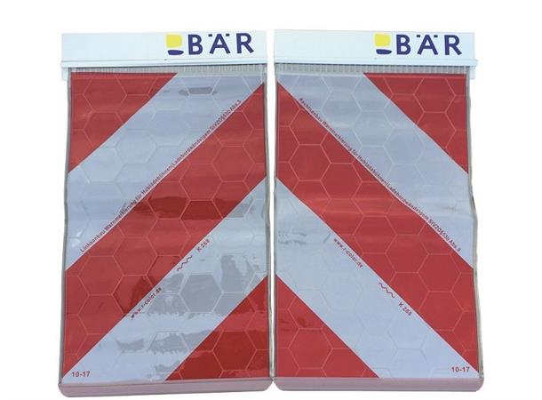 warning flag kit red - grey Bär Cargolift