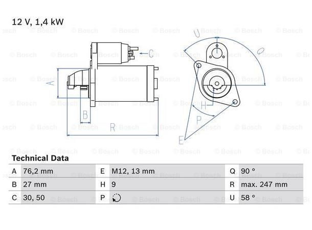1678 12/1,4 vag Bosch 