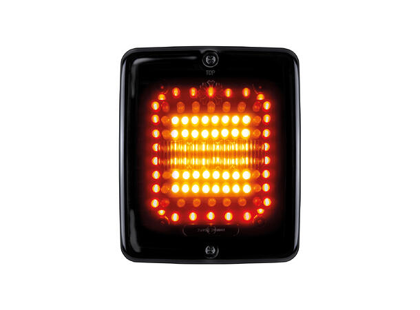 Baklys DARK KNIGHT IZE LED SQUARE Baklys/bremselys/Blinker - Strands 