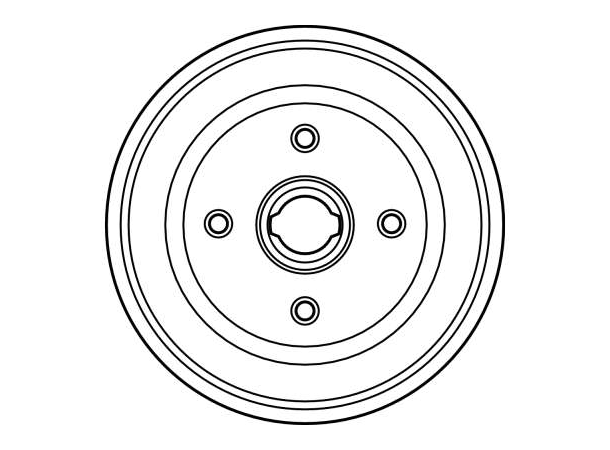 Brake Drum TRW Braking 