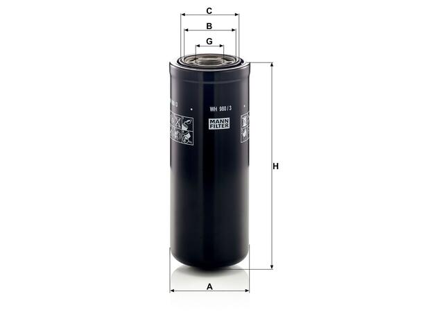 Hydraulic filter Mann 