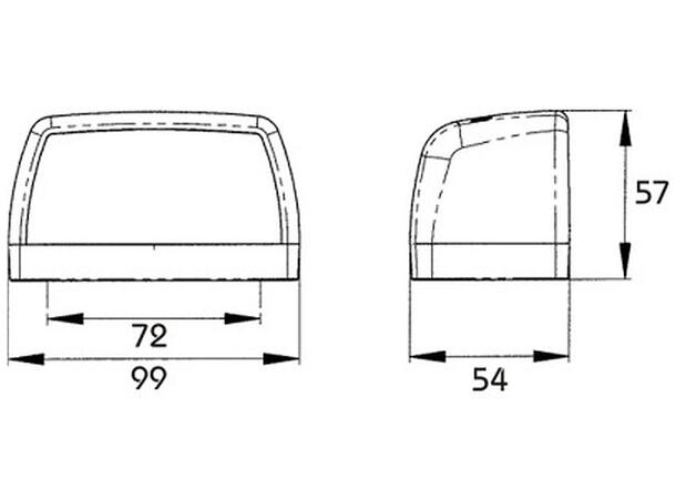 LED Rear-/Registration Plate Lamp 