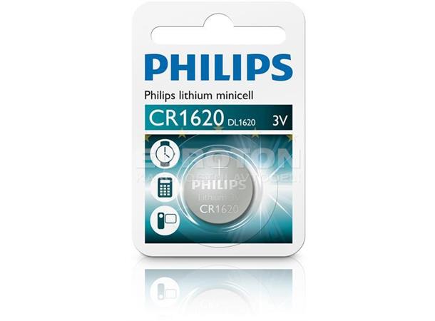 Batteri 3v CR1620 Philips 