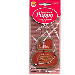 Cardboard Car Airfreshener CATTLEYA Poppy Grace Mate