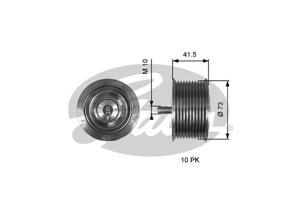 DriveAlign® Idler Pulley T36634 FLEETRUNNER MV IDLER 