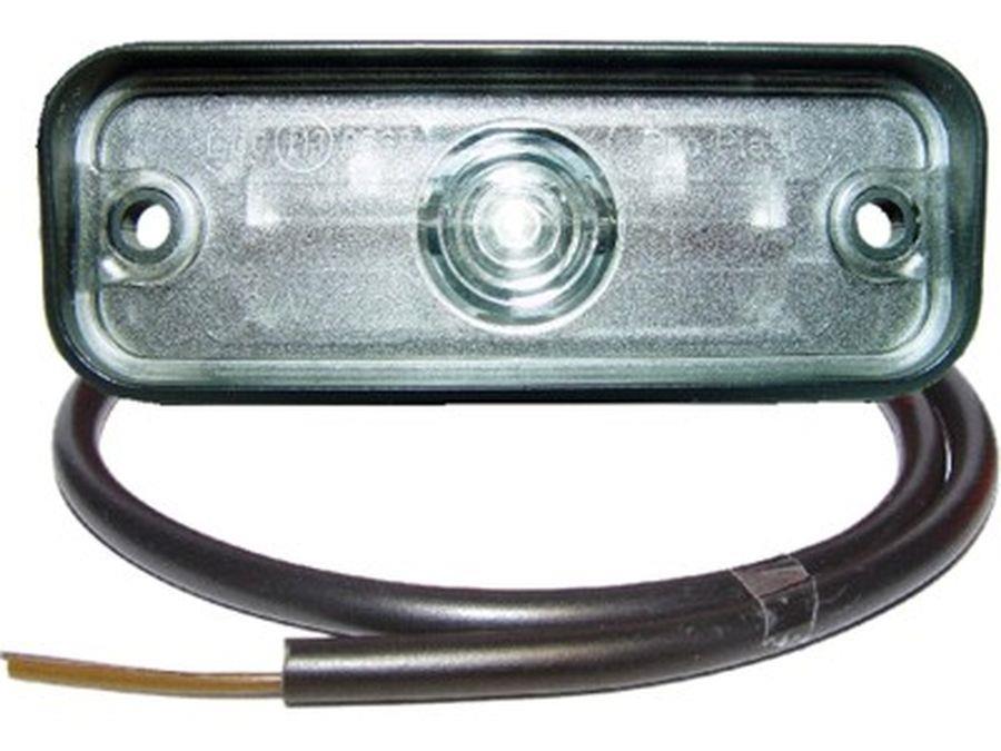 LED Registration Plate Lamp 12V cable 0,5m, recessed version LVD