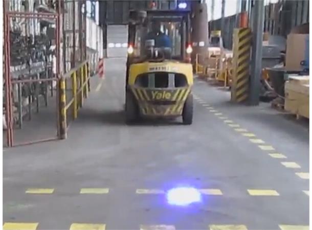 LED work lamp spot beam blue, 9-48V, 750lm, IP68 