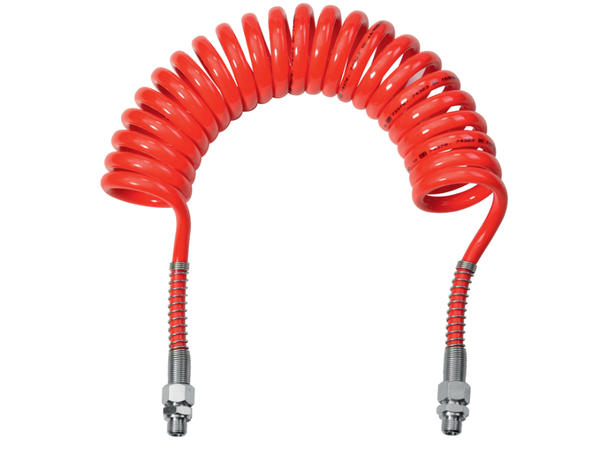 LUFTSPIRALSLANGE Rød 4,5m Europart 