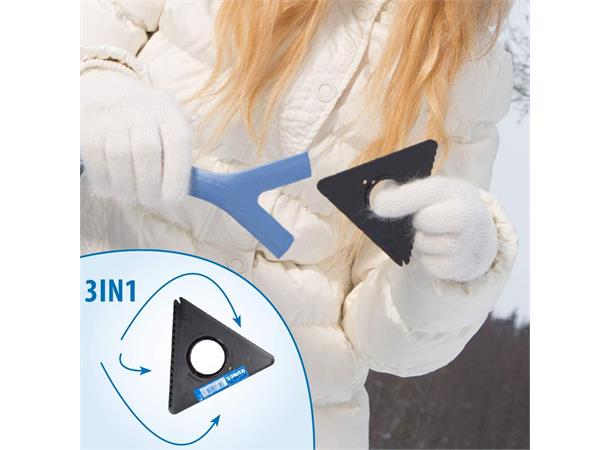 Snøkost/isskrape TELE-IS teleskopskaft Kungs 