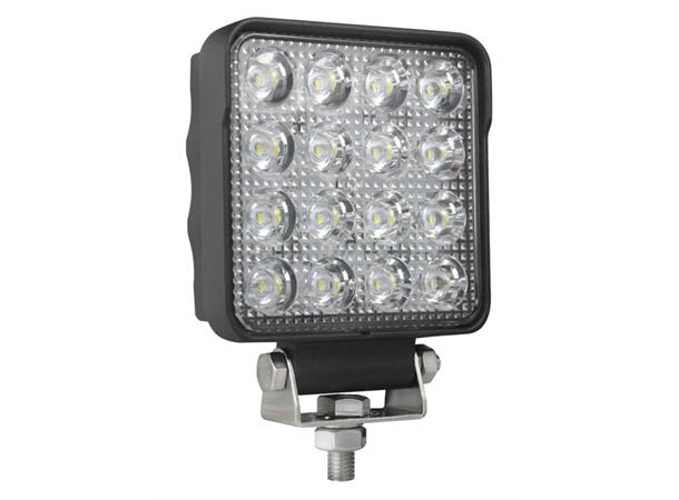 Arbeidslys LED Europart 16 dioder10-30V 2200 LM 108X108 / IP69K 