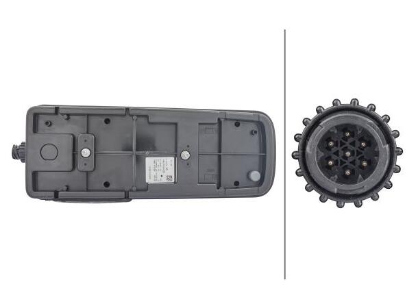 Baklampe Venstre MAN Hella 