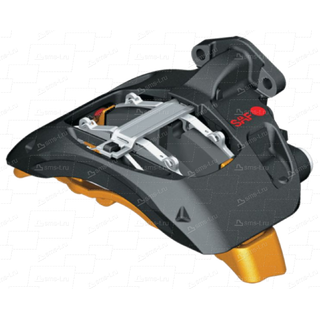 Bremsecaliper venstre Komplett m/Holder SAF