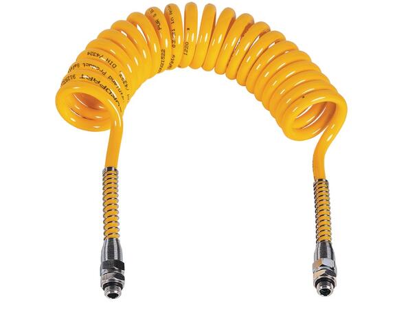 LUFTSPIRALSLANGE GUL 4,5M 