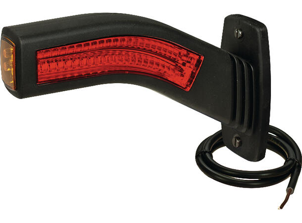 Markeringslys LED PRO-SUPER-JEt left, 12/24V, cable 1,75m, flexible brac 