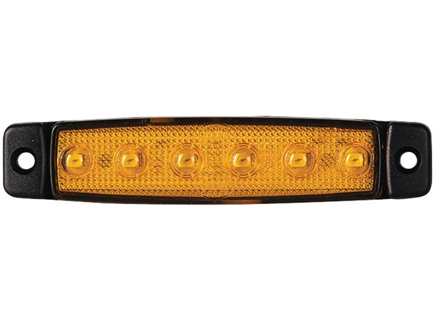 Markeringslys Orange Led 2M kabel 