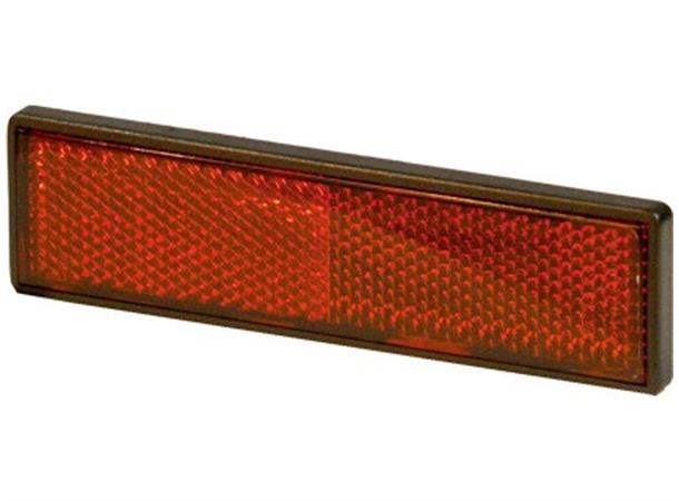 Reflex Reflector 122x32,5mm red 