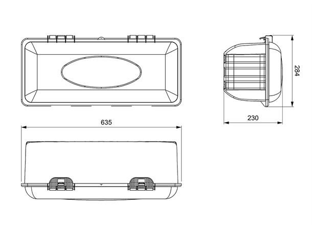 Skap Brannslukker 6Kg Vignal 