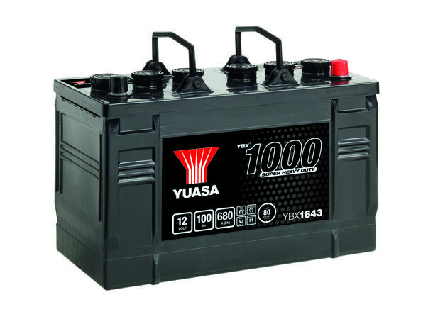 Startbatteri 12V 100AH 680A Super HD Yuasa 