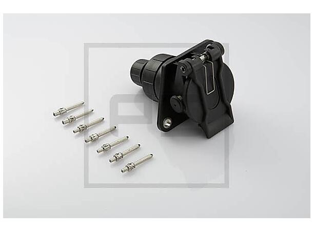 ABS / EBS socket 24V / 7-pin PE Automotive 