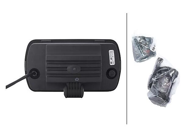 Fjernlys Jumbo LED - stående montering Hella 