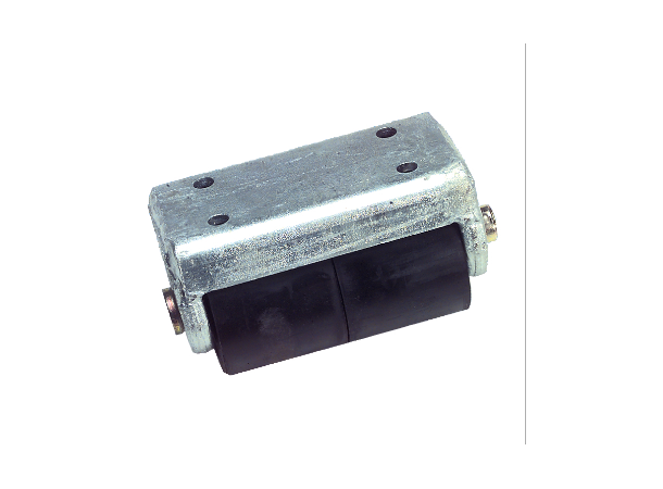 Gummifender med ruller 2x80mm But-roll 