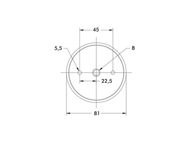 LED Beacon 12/24V amber 