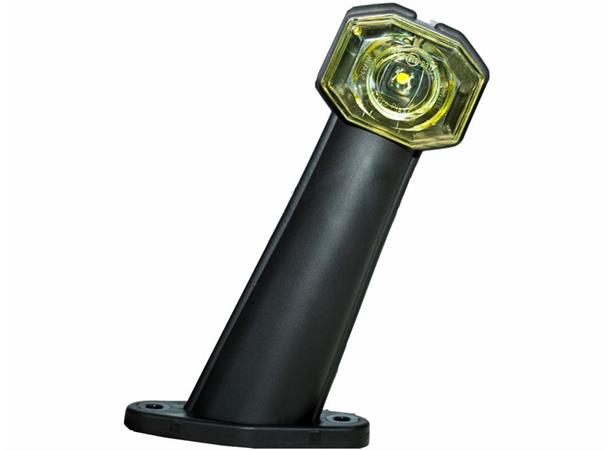 LED End Outline Marker Lamp SUPERPOINT 2 cable 1,75m, flexible bracket 60° 