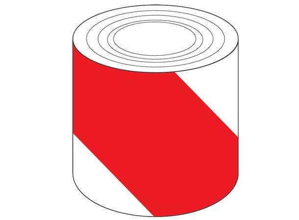 Refleks Folie Høyre Rød/Hvit 9m 