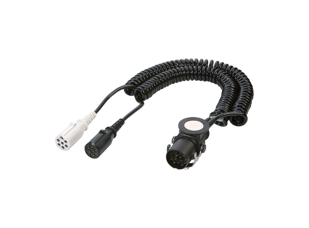 Spiralkabel 15 pol->2x7 pol 4,5m ADR 