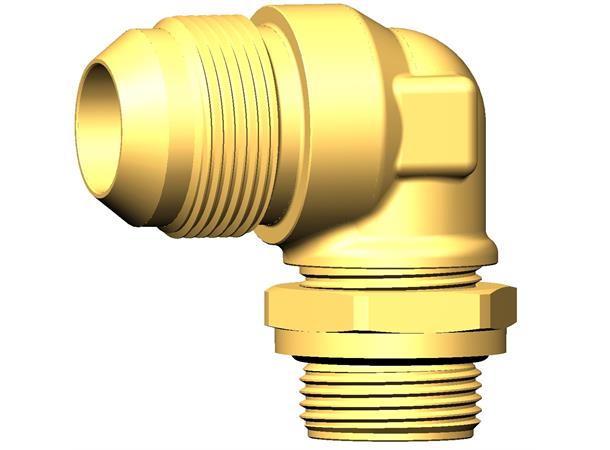 90° Elbow SAE J512 M22x1,5 - 1-1/16-14UNS 