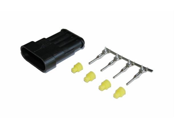 AMP SUPER SEAL Connector 4-pole male 