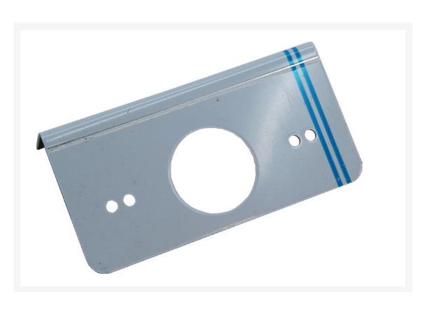 Brakett markeringslys MB rustfri 1,5mm 125x70 Bevola 