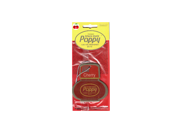 Cardboard Car Airfreshener CHERRY Poppy Grace Mate 