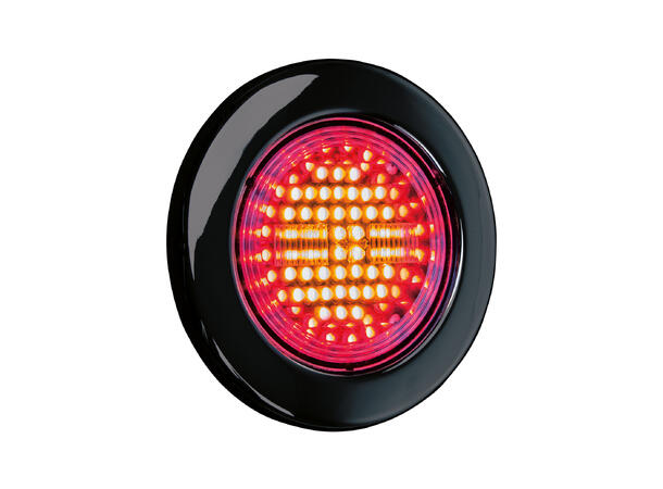 DARK KNIGHT IZE LED BAKLYS -Venstre Position/Brems/blink Strands 