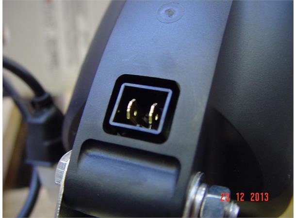 H3-Work Lamp cable 1 0m, with bulb 24V/70W 