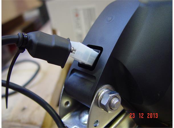 H3-Work Lamp cable 1 0m, with bulb 24V/70W 