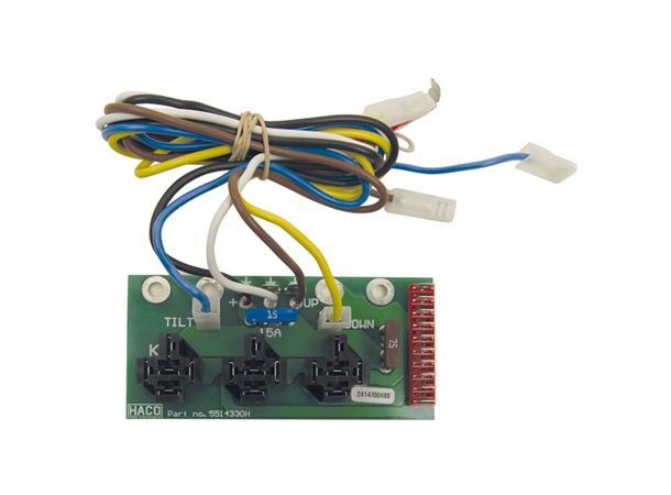 Kretskort 3 releer Zepro BZ/SZH Haco 