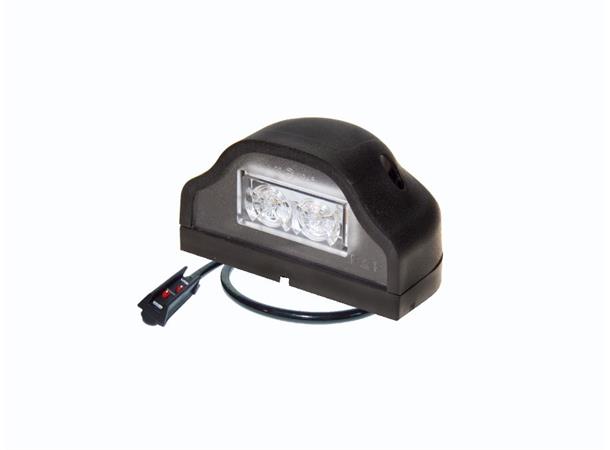 LED Kennzeichenleuchte mit Kabel 0 5m + P&R, 12/24V, ADR 