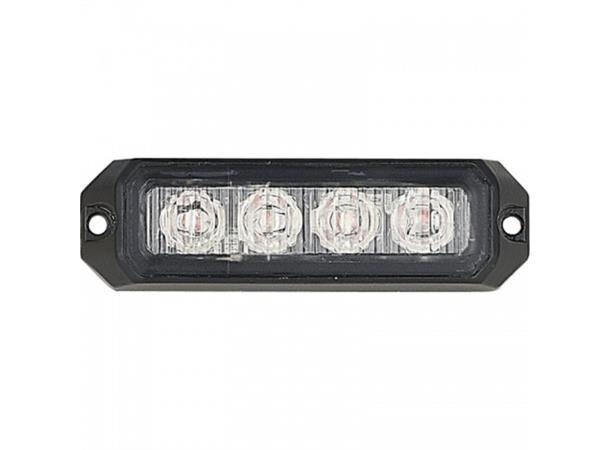Varsellys 4x Led Orange Blitz Strobolight R65 R10 