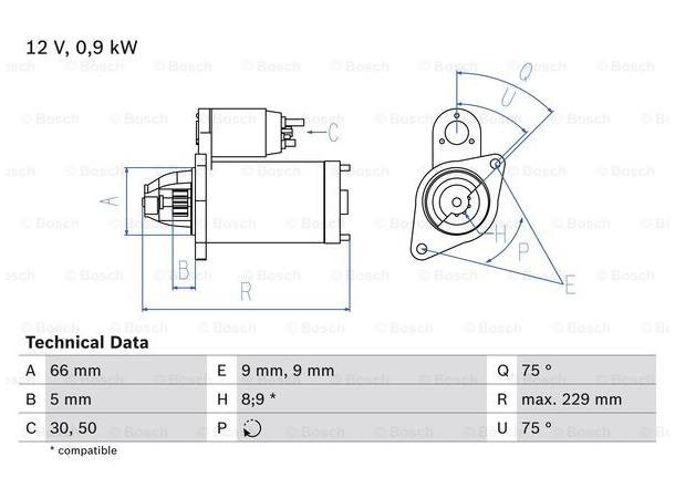 1435 12/0,9 suzuki Bosch 