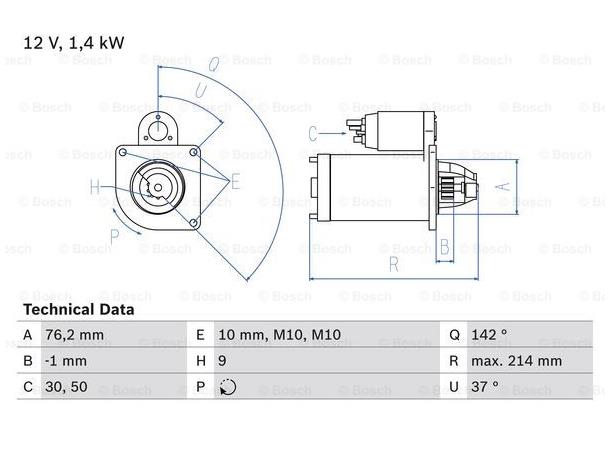 2086 12/1,4 volvo Bosch 