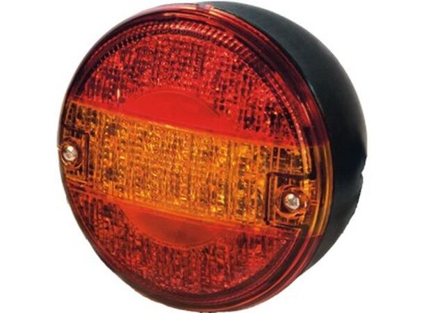 3-kammer lykt  12/24V Hamburger lys Proplast 