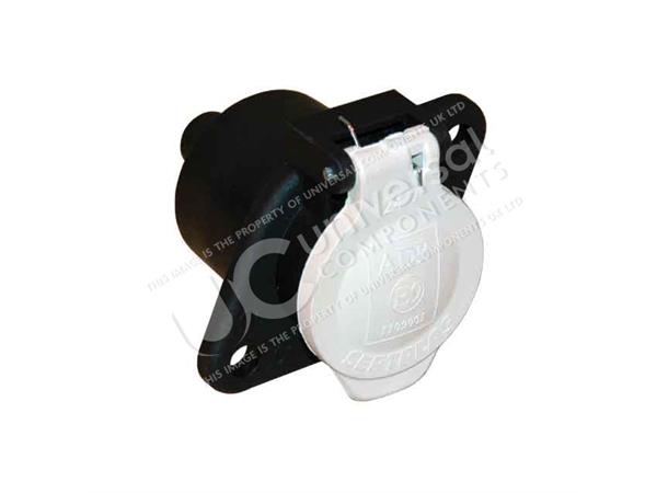 7-PIN 24V POLYPROPYLENE SOCKET SCREW TER Universal Components 