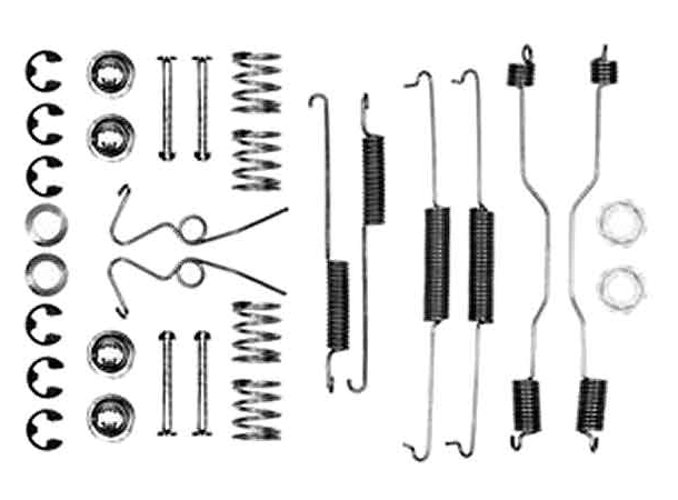 Accessory Kit, brake shoes TRW Braking 