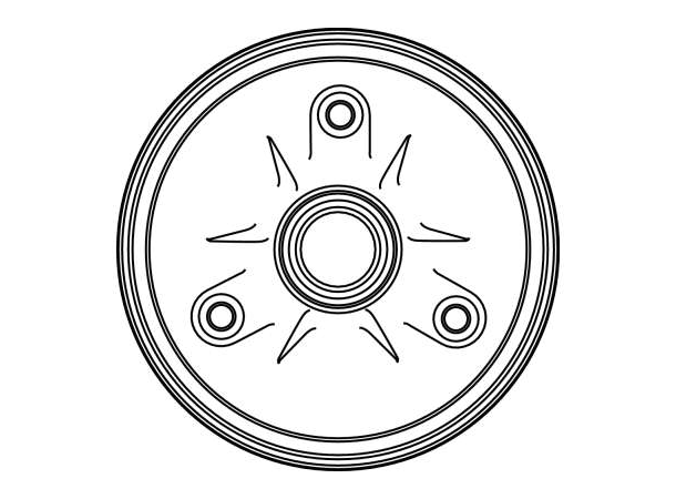Brake Drum TRW Braking 