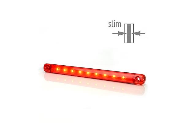 POSISJONSLYKT RØD SLIM 9 LED Strands Lighting Division 