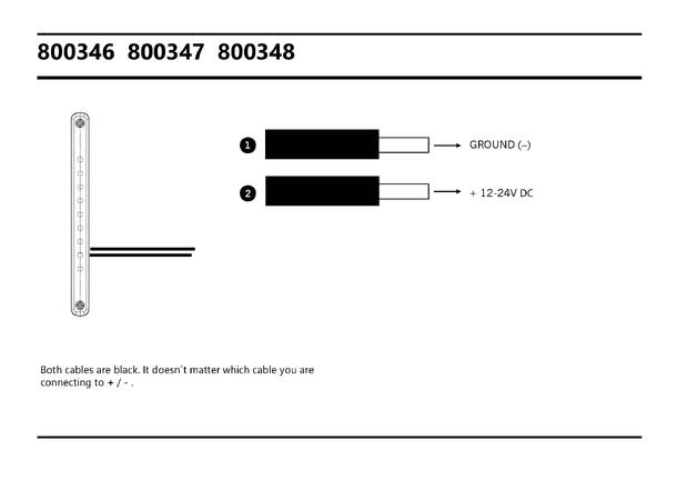 POSISJONSLYKT RØD SLIM 9 LED Strands Lighting Division 