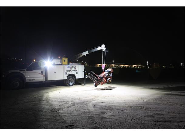 Rigid vinklet flombelysning 