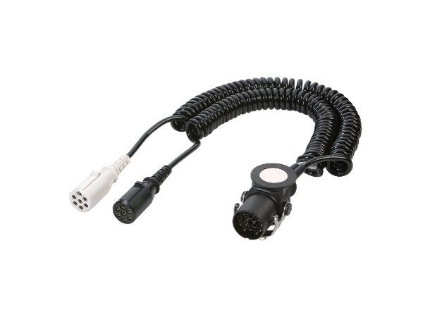 Spiralkabel 15 pol->2x7 pol 3,5m ADR 